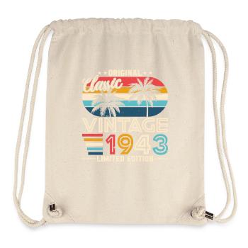 80th Birthday 1943 - Stanley/Stella Recycled Gym Bag - natural - Front