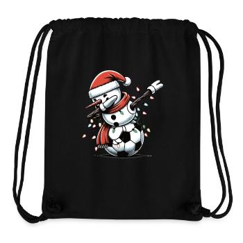 Snowman Dabbing Snowman Dab Snowmen - Stanley/Stella Recycled Gym Bag - black - Front