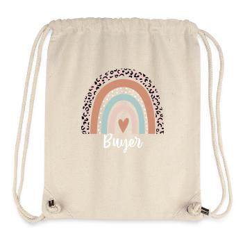 Buyer Rainbow Leopard Funny Buyer Appreciation - Stanley/Stella Recycled Gym Bag - natural - Front