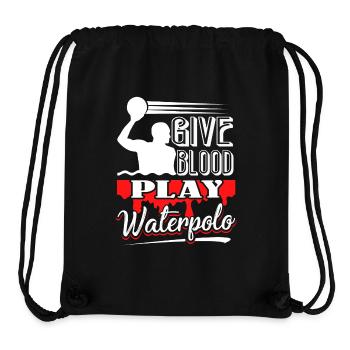 Water Polo Give Blood Play Water Polo - Stanley/Stella Recycled Gym Bag - black - Front