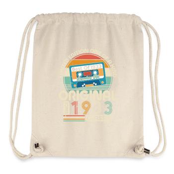 Vintage 1933 Birthday - Stanley/Stella Recycled Gym Bag - natural - Front