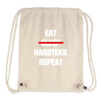 Hardtekk - Merch - Tekk - Cadeau - Sac à cordon recyclé Stanley/Stella - blanc naturel - Devant