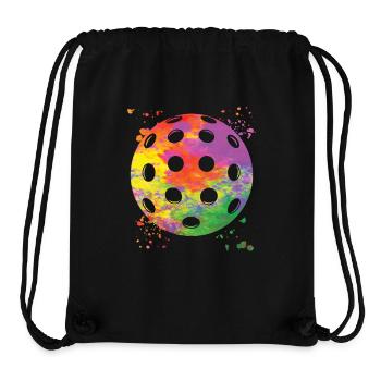 Pickleball Colorsplash Wiffleball Club - Stanley/Stella Recycled Gym Bag - black - Front