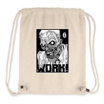 Work for your greedy zombie - Stanley/Stella Recycled Gym Bag - natural - Front
