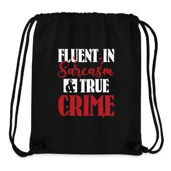 Maîtrise du sarcasme et de la série d’émissions de meurtres True Crime - Sac à cordon recyclé Stanley/Stella - noir - Devant