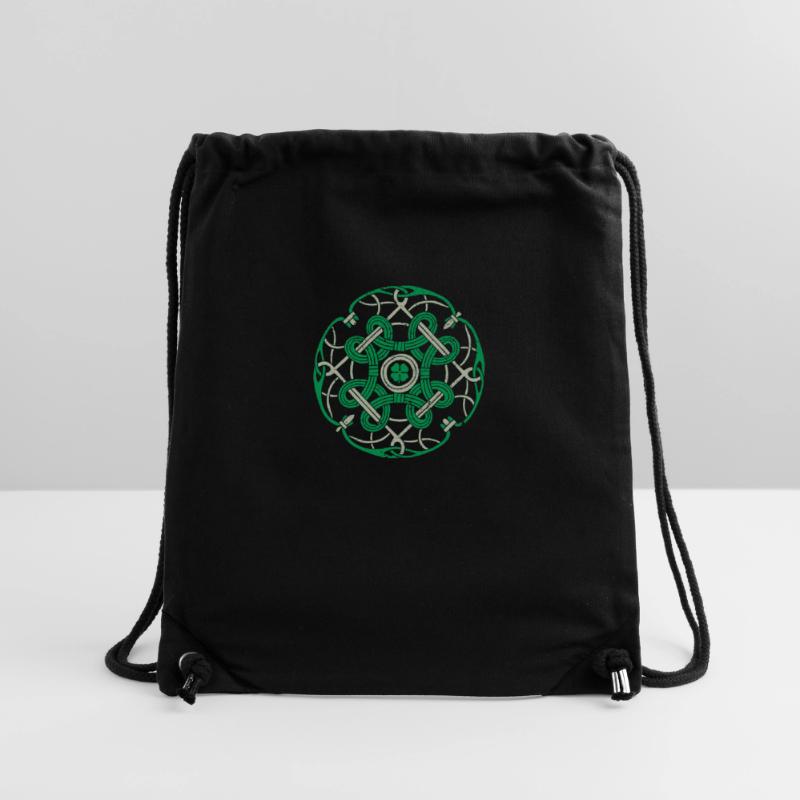 Irish Blessing Celtic Knot 4 Leaf Clover Stanley/Stella Recycled Gym Bag