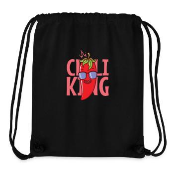 Chili King Gewürz Schärfegrad Scoville - Stanley/Stella recycelter Gym Bag - Schwarz - Vorne