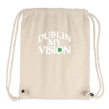 Dublin My Vision Irish Roots Ireland Pride - Stanley/Stella Recycled Gym Bag - natural - Front