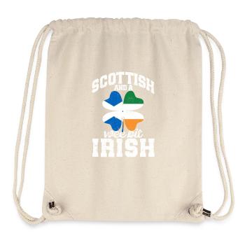 Scottish and a little bit of Irish roots - Stanley/Stella Recycled Gym Bag - natural - Front