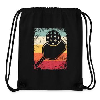 Wiffleball Club Retro Pickleball Team - Stanley/Stella Recycled Gym Bag - black - Front