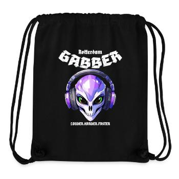 Gabber Rotterdam Techno Hardcore Speedcore - Stanley/Stella recycelter Gym Bag - Schwarz - Vorne
