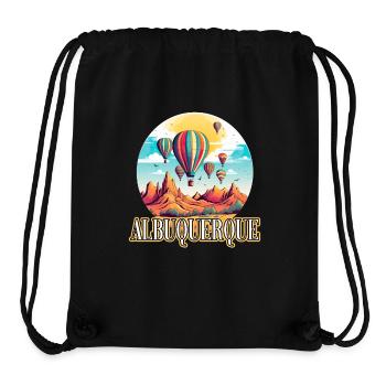 Albuquerque Ballon New Mexico Heißluftballon - Stanley/Stella recycelter Gym Bag - Schwarz - Vorne