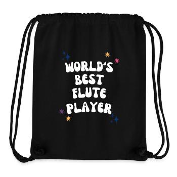 World's Best Flute Player - Stanley/Stella Recycled Gym Bag - black - Front