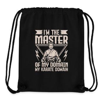 I'm the Master of my Domain my Karate domain - Stanley/Stella Recycled Gym Bag - black - Front