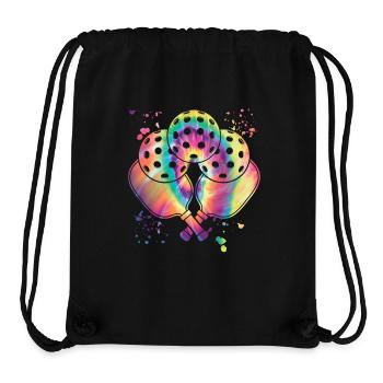 Wiffleball Club Pickleball Team - Stanley/Stella Recycled Gym Bag - black - Front
