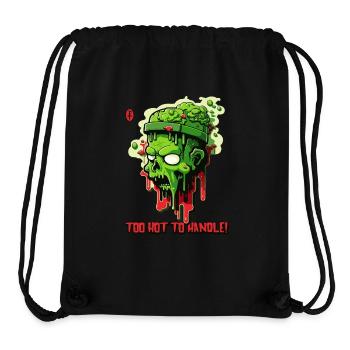 Too Hot to Handle: A melting zombie - Stanley/Stella Recycled Gym Bag - black - Front
