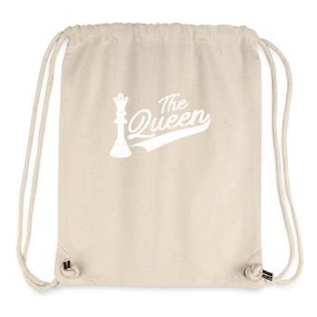 Die Königin Schachfigur Lustige Halloween Liebe - Stanley/Stella recycelter Gym Bag - Naturweiß - Vorne