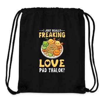 Pad Thai Love - Thai Cuisine Delight & Asian Food - Stanley/Stella Recycled Gym Bag - black - Front