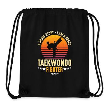 Taekwondo Fighter A Short Story I Am Martial Arts - Stanley/Stella Recycled Gym Bag - black - Front