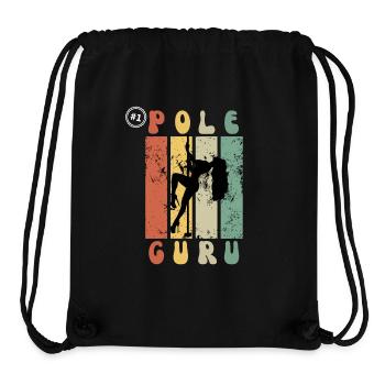 Pole Dancing Guru - Gift Idea For Pole Teacher - Stanley/Stella Recycled Gym Bag - black - Front