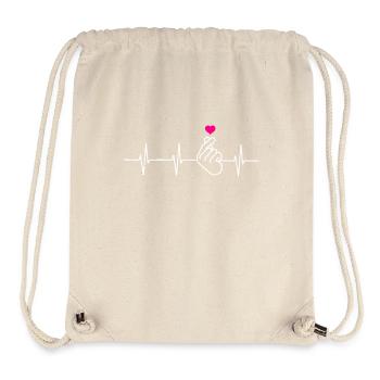 K-Pop Fan Geschenk Koreanische Popmusik - Stanley/Stella recycelter Gym Bag - Naturweiß - Vorne