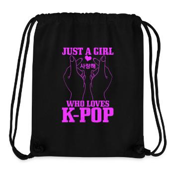 K-Pop Fan Geschenk Koreanische Popmusik - Stanley/Stella recycelter Gym Bag - Schwarz - Vorne