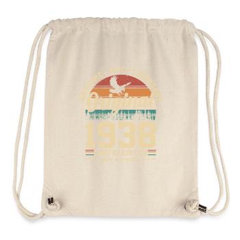 Vintage 1938 Birthday - Stanley/Stella recycelter Gym Bag - Naturweiß - Vorne