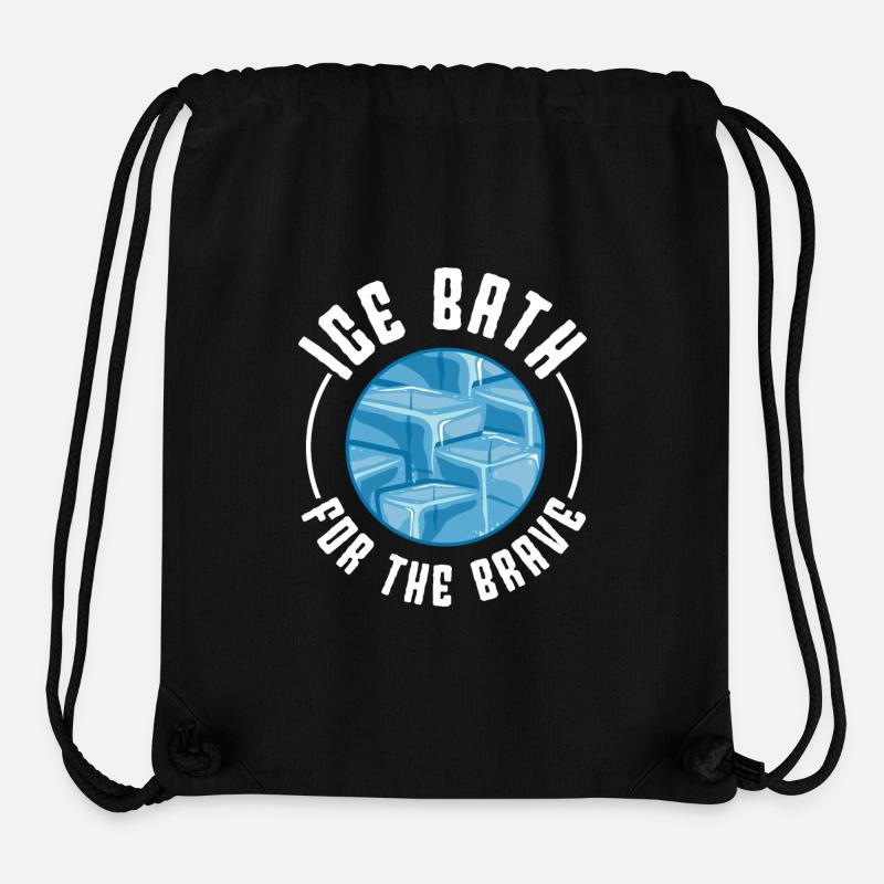 Isvand isbad til den modige gaveide - Stanley/Stella recycled gym bag - sort