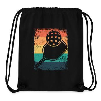 Wiffleball Club Retro Pickleball Team - Stanley/Stella Recycled Gym Bag - black - Front