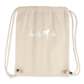 Kickboxer ECG palpitations - Stanley/Stella Recycled Gym Bag - natural - Front