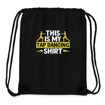 This Is My Tap Dancing Shirt Lustiger Tänzer - Stanley/Stella recycelter Gym Bag - Schwarz - Vorne