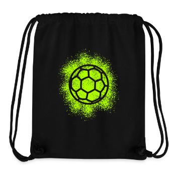 Handball Spieler Spielerin Trainer Handballer - Stanley/Stella recycelter Gym Bag - Schwarz - Vorne