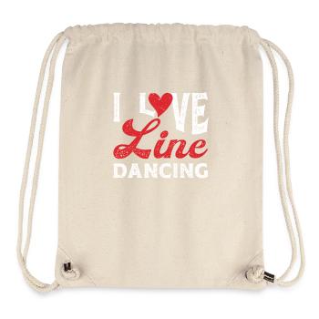 Ich liebe Line Dancing Funny Western Dance Texas - Stanley/Stella recycelter Gym Bag - Naturweiß - Vorne