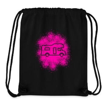Alkoven Wohnmobil - Stanley/Stella recycelter Gym Bag - Schwarz - Vorne