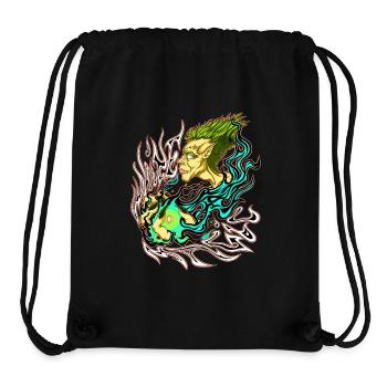 Weiße Magie - Stanley/Stella recycelter Gym Bag - Schwarz - Vorne