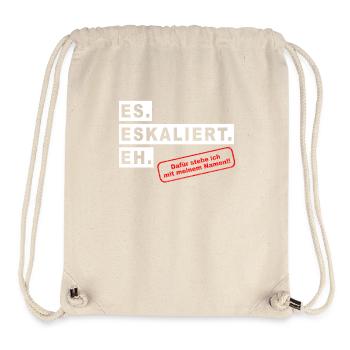 De toute façon, c’est en train de s’intensifier - c’est ce que je défends avec mon nom - Sac à cordon recyclé Stanley/Stella - blanc naturel - Devant