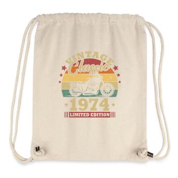 Vintage Classic Geburtstagsgeschenk Geboren 1954 - Stanley/Stella recycelter Gym Bag - Naturweiß - Vorne