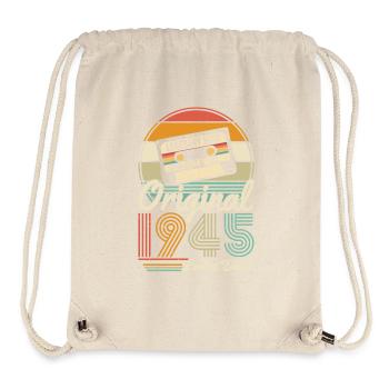 Vintage 1945 - Legendärer 79. Geburtstag - Stanley/Stella recycelter Gym Bag - Naturweiß - Vorne