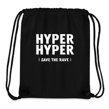 HYPER HYPER Save the Rave - Raverwear - 90s - Stanley/Stella Recycled Gym Bag - black - Front
