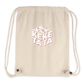 Keta Psy Würfel - Rave Outfit - Raverwear - Stanley/Stella recycelter Gym Bag - Naturweiß - Vorne