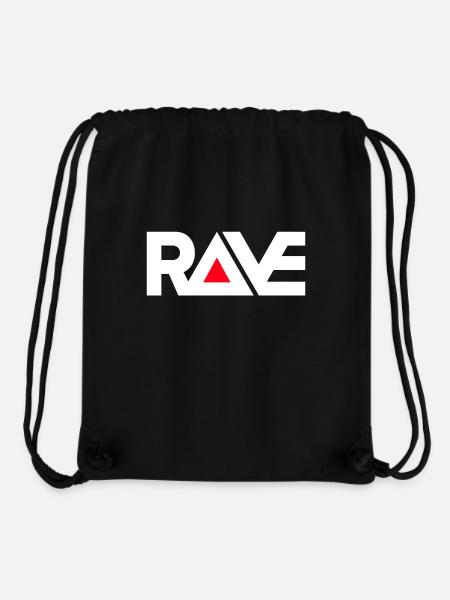 Rave Techno Festival Hardstyle Trance Electro - Stanley/Stella recycelter Gym Bag - Schwarz