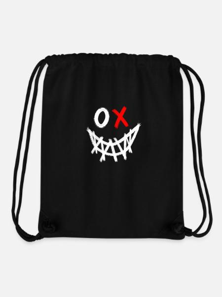 Rave Face Smile Raver Festival Party Ravewear - Stanley/Stella Recycled Gym Bag - black