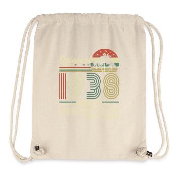 Legendärer Jahrgang 1938 - Stanley/Stella recycelter Gym Bag - Naturweiß - Vorne