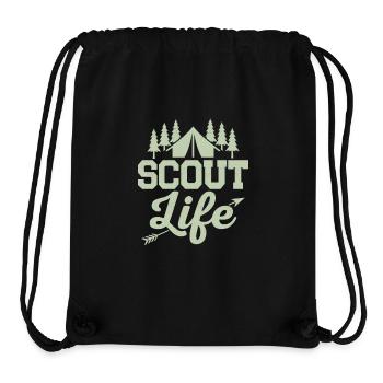 Scout Life Adventure: Exploring Boundaries Tee - Stanley/Stella Recycled Gym Bag - black - Front