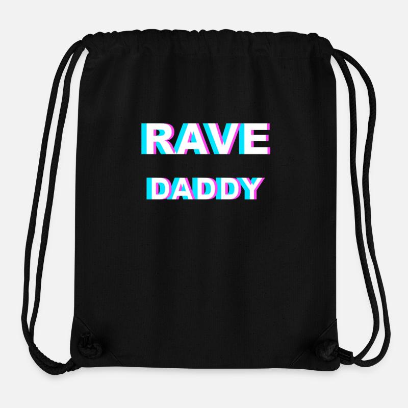 "RAVE DADDY" - Raveware für echte Raver - - Stanley/Stella recycelter Gym Bag - Schwarz