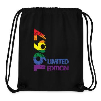 Limited Edition 1967 - Stanley/Stella recycelter Gym Bag - Schwarz - Vorne