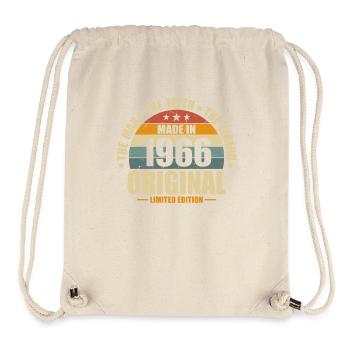 Millésime 1966 - Un anniversaire légendaire ! - Sac à cordon recyclé Stanley/Stella - blanc naturel - Devant