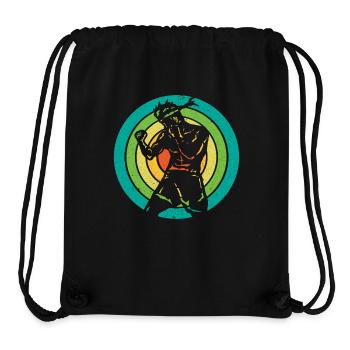 Muay Thai - Stanley/Stella Recycled Gym Bag - black - Front