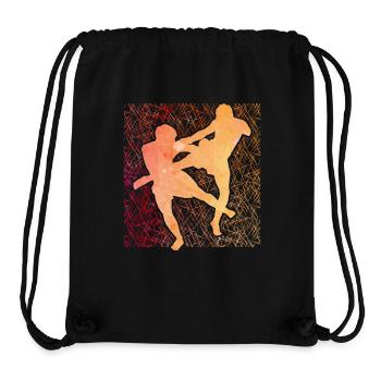 Muay Thai - Stanley/Stella Recycled Gym Bag - black - Front