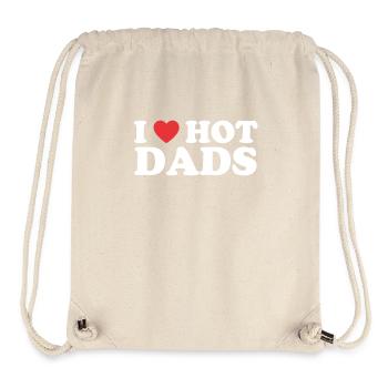 L’amour de papa chaud - Sac à cordon recyclé Stanley/Stella - blanc naturel - Devant